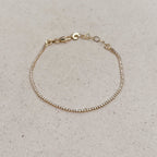 Gold 1.2mm CZ Tennis Bracelet