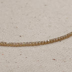 Gold 1.2mm CZ Tennis Bracelet