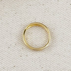 Gold X Ring