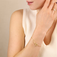 Gold Linked Bracelet