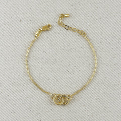 Gold Linked Bracelet