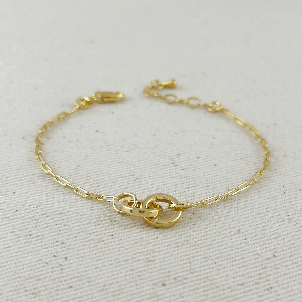 Gold Linked Bracelet