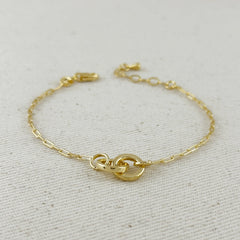 Gold Linked Bracelet