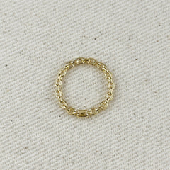 Gold Crafted Chain Ring