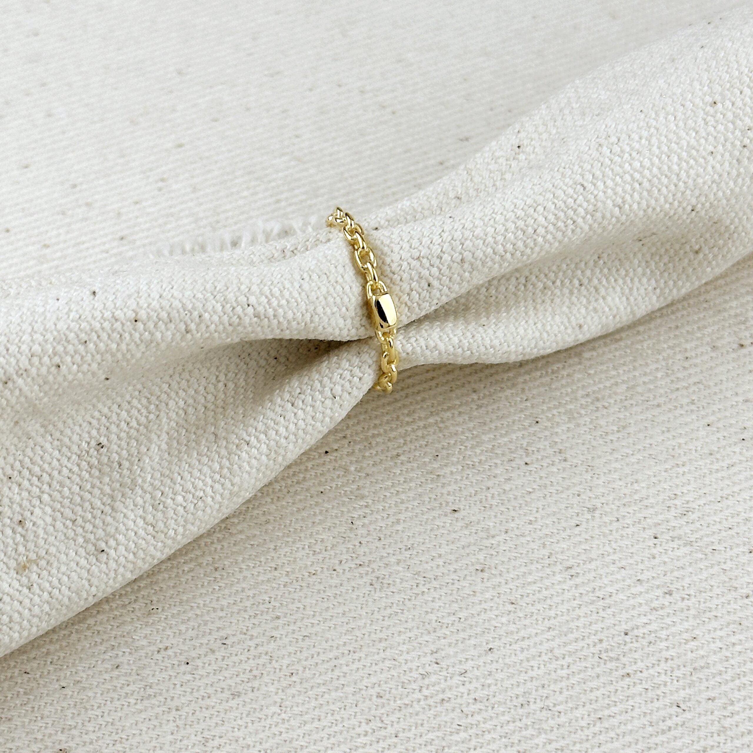 Gold Crafted Chain Ring