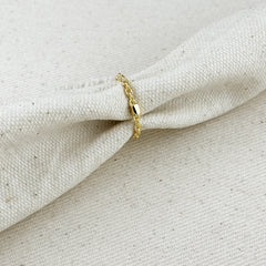 Gold Crafted Chain Ring