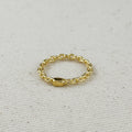 Gold Crafted Chain Ring