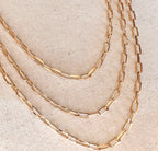 18k Gold Filled Paperclip Link Chain in Georgia