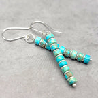 Sea And Stone Turquoise Dangle Earrings