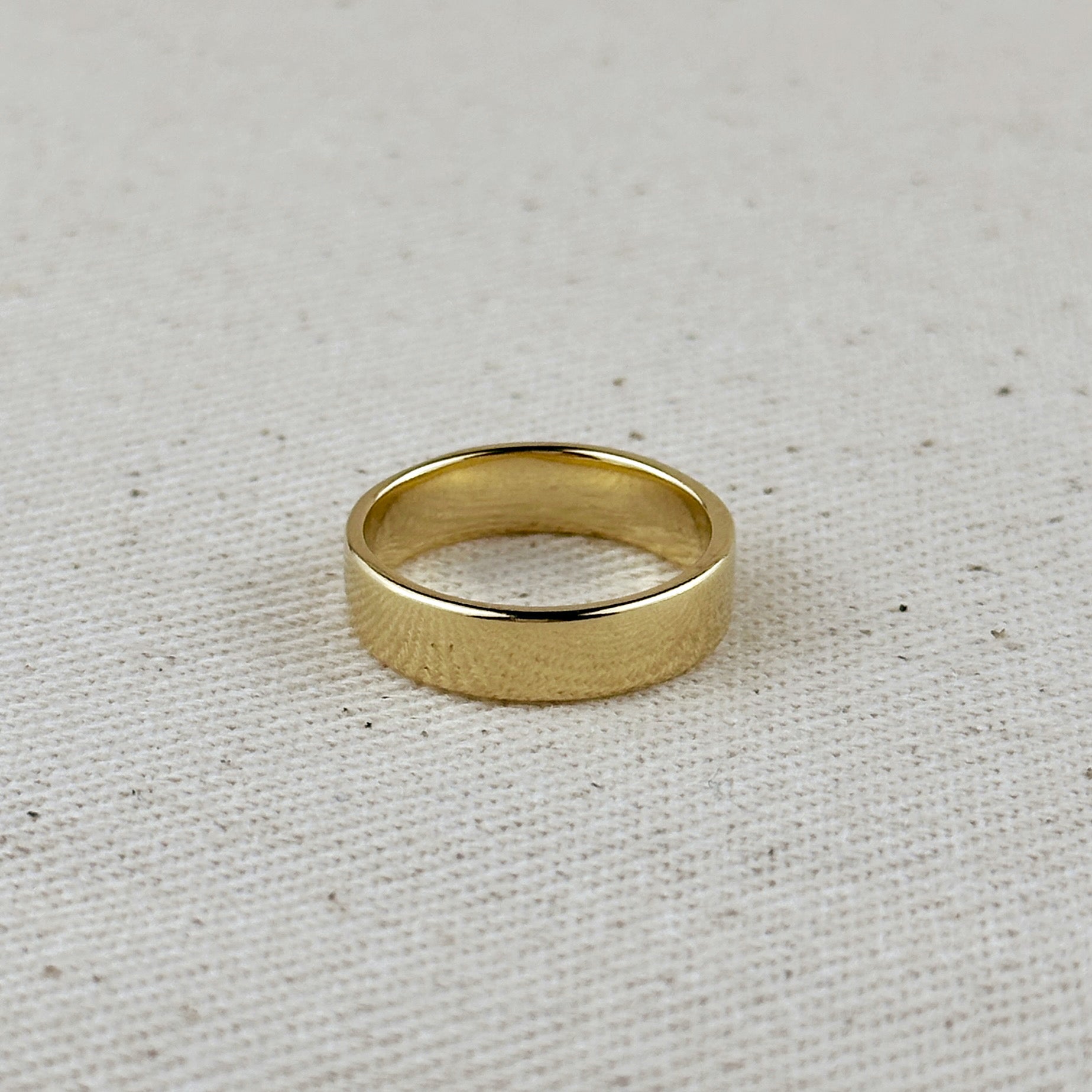 Gold Flat Band Ring