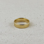 Gold Flat Band Ring