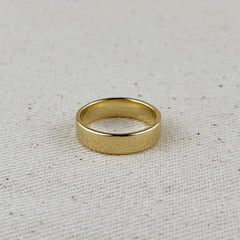 Gold Flat Band Ring