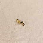Gold Mini Crescent Moon Charm