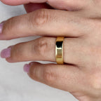 Gold Flat Band Ring