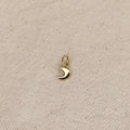 Gold Mini Crescent Moon Charm