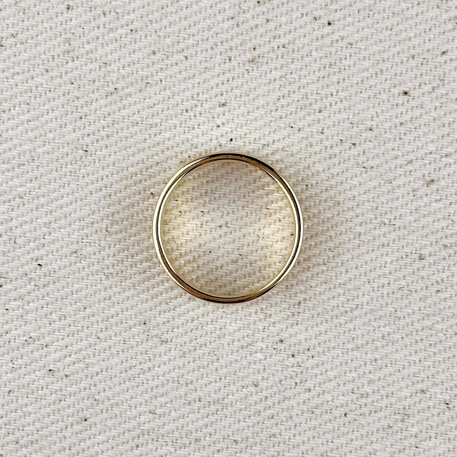 Gold Flat Band Ring