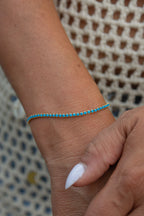 Carlee Turquoise Tennis Bracelet