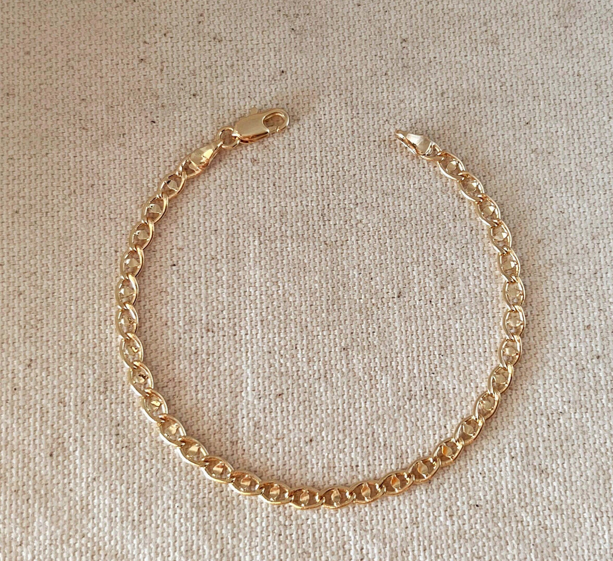 Fancy Mariner 18k Gold Filled Bracelet