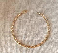 Fancy Mariner 18k Gold Filled Bracelet