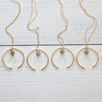 Gold Fete Necklace, Size 18 in.