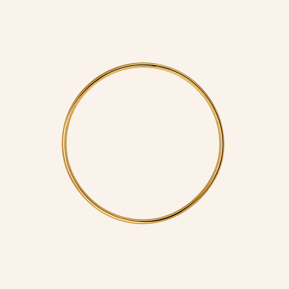 Gold Embrace Bangle 60mm