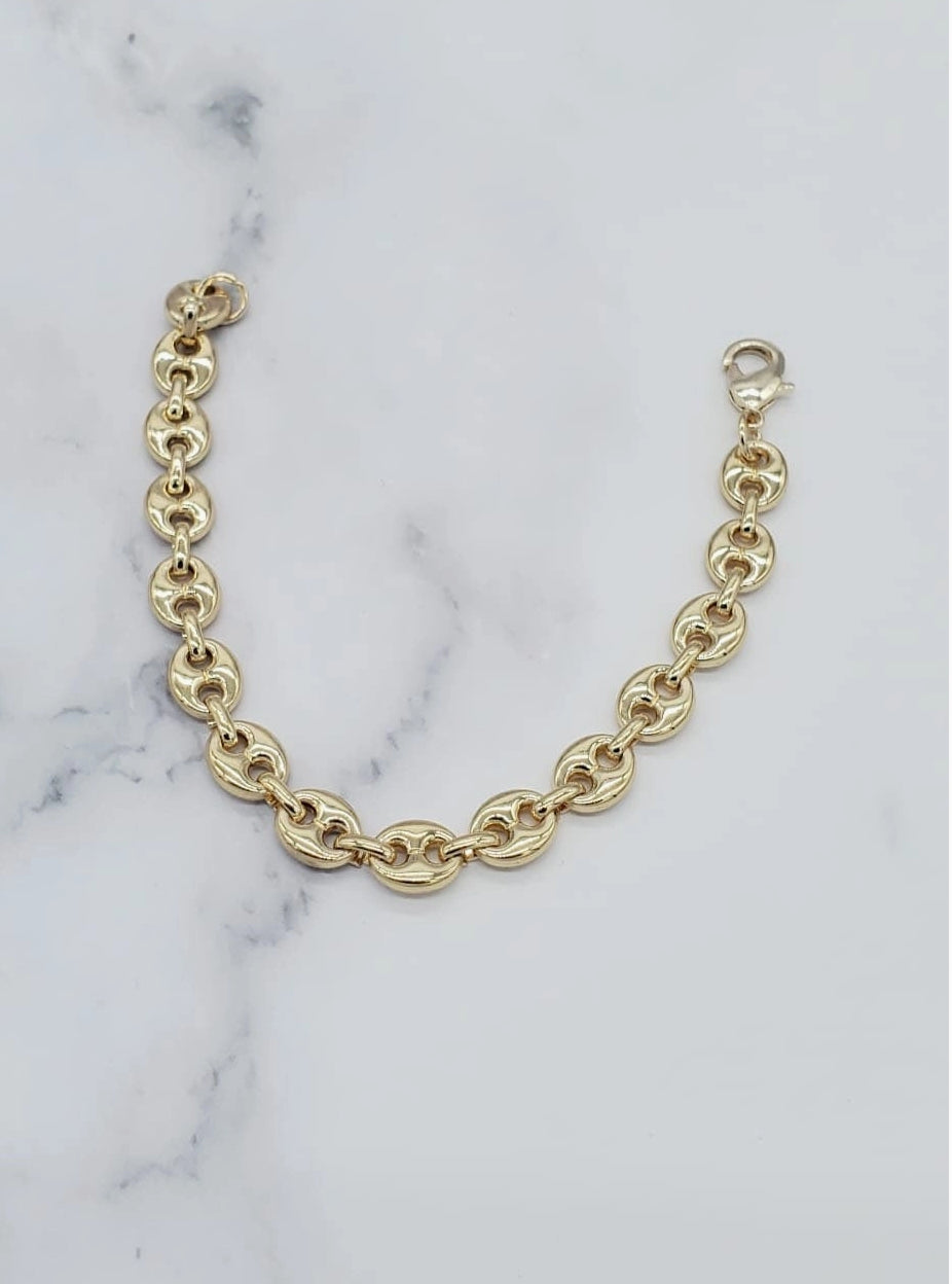 Gold Filled Maddie Mariner Link Bracelet in Georgia