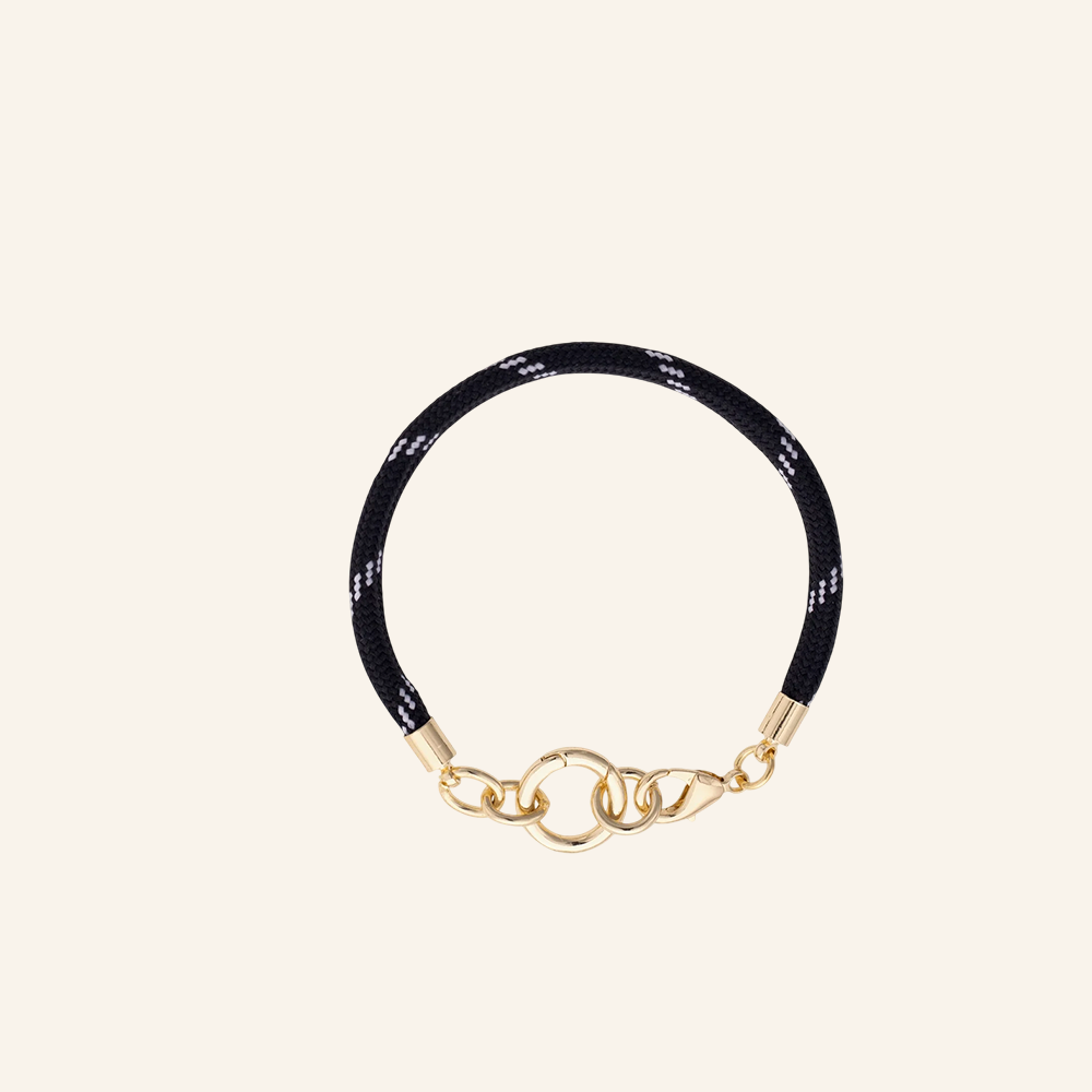 Goldie Cord Charm Bracelet