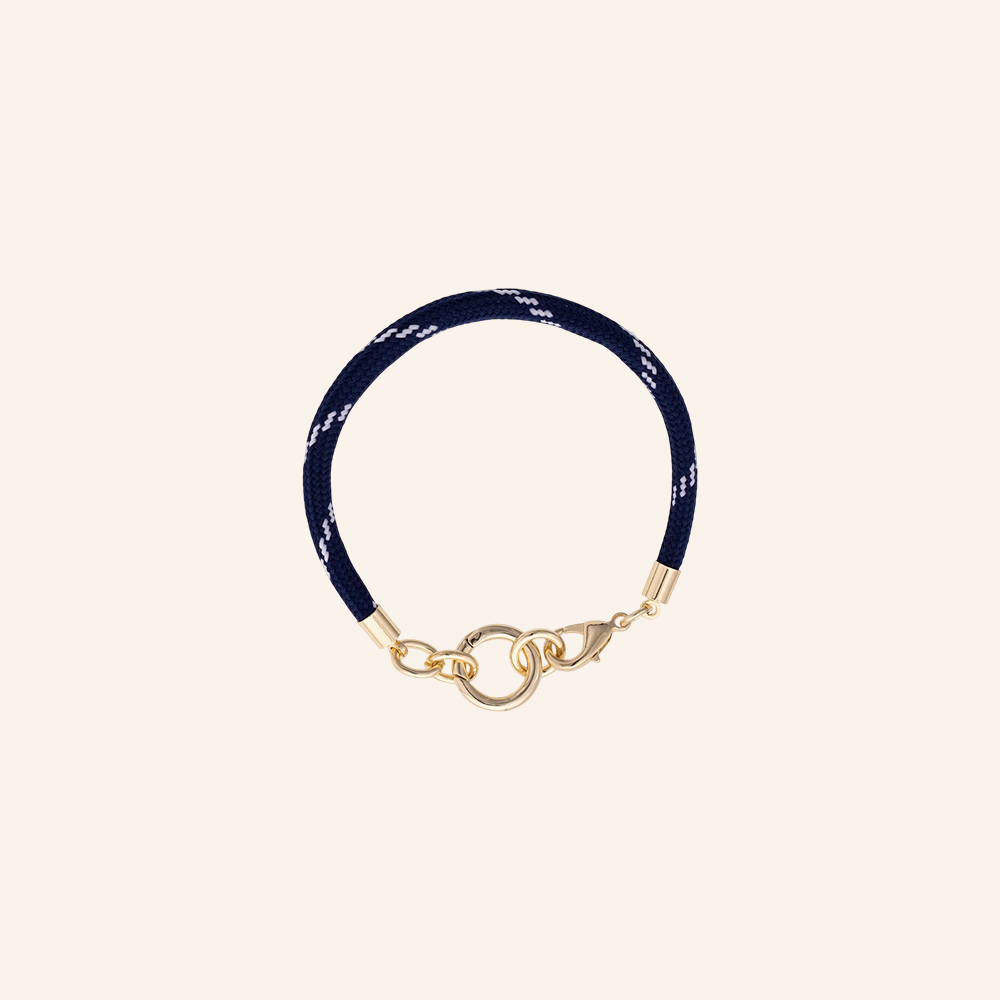 Goldie Cord Charm Bracelet