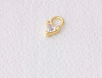 Mini CZ Triangle  Charm