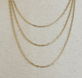 18k Gold Filled Mini Paperclip Chain 20 in.