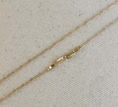 18k Gold Filled Mini Paperclip Chain 20 in.