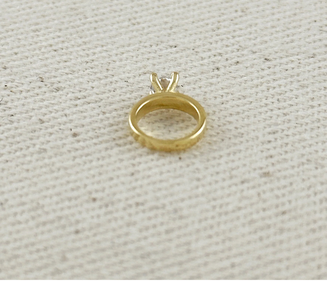 18k Gold Filled Mini Diamond Ring Charm