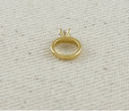 18k Gold Filled Mini Diamond Ring Charm