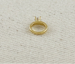 18k Gold Filled Mini Diamond Ring Charm