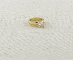 18k Gold Filled Mini Diamond Ring Charm