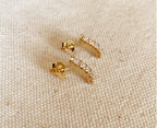 Five Points Crystal Stud Earrings