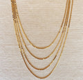 18k Gold Filled 2mm Dot Chain Necklace