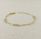 Paperclip & Straw Bracelet