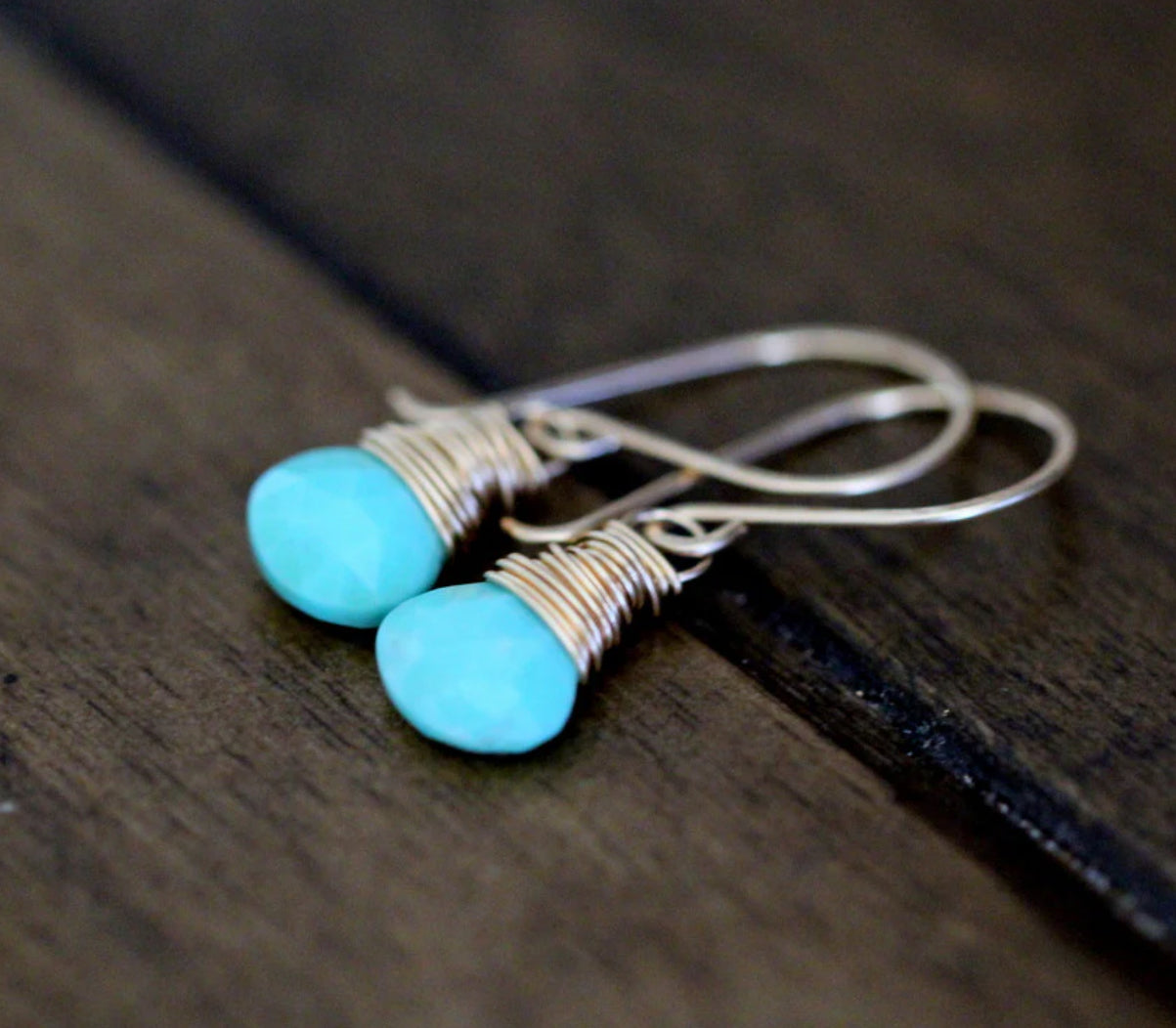 TURQUOISE DROP EARRINGS