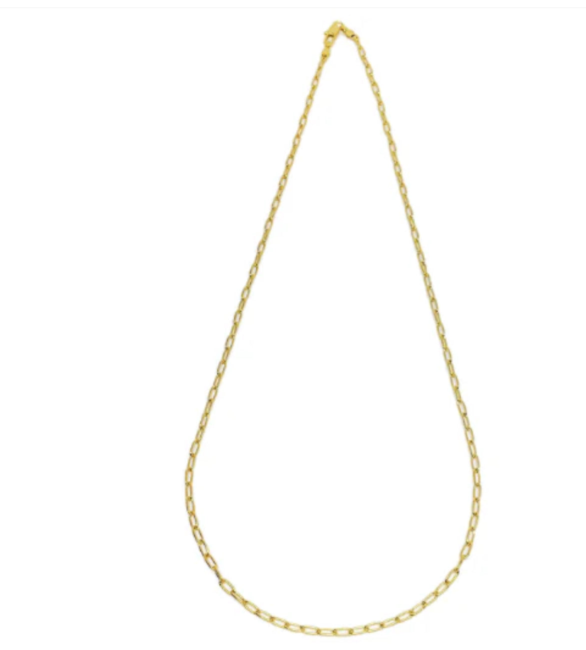 18k Gold Filled 2.5mm Cable Link Chain