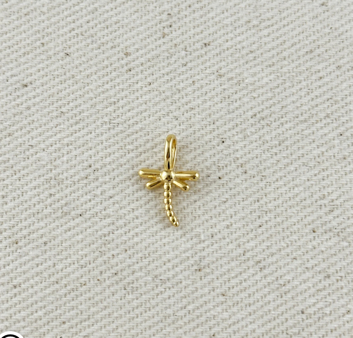 18k Gold Filled Dragonfly Charm
