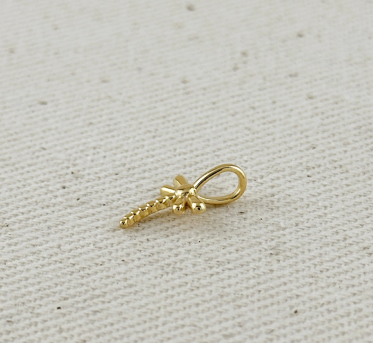 18k Gold Filled Dragonfly Charm