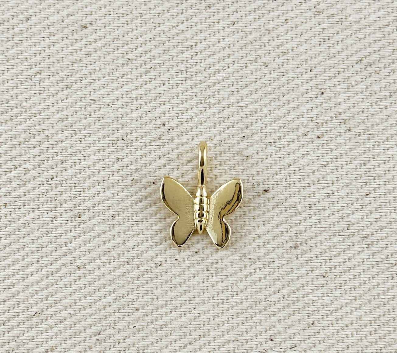 18k Gold Filled Butterfly Charm