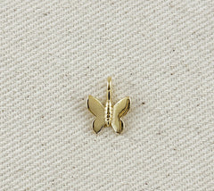 18k Gold Filled Butterfly Charm