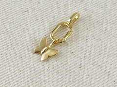 18k Gold Filled Butterfly Charm