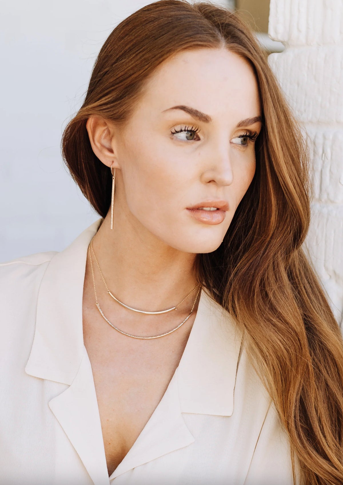 LONG AND LEAN BAR EARRINGS