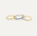 Bellanca Spinner Ring - Sapphire Blue