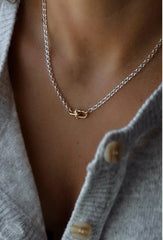 The Melanie Link Chain and Pearl