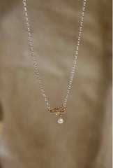 The Melanie Link Chain and Pearl