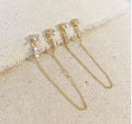 Andie Double Piercing CZ Chain